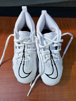 Nike White Sneakers with Black Swoosh