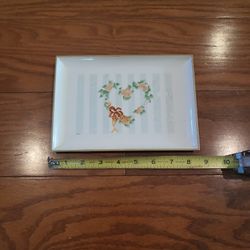 Painted Laquerware Tray Japan