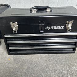 Husky 20” W 3 Drawer Metal Tool Box 
