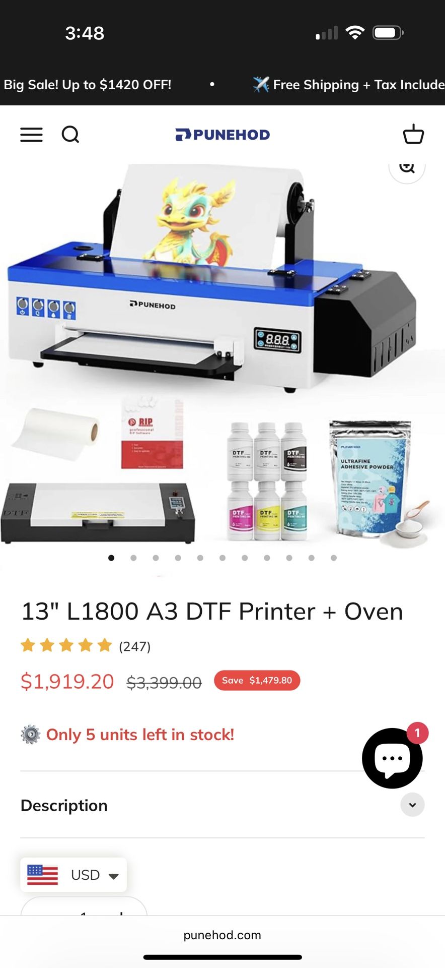 Dtf Punehod Printer Over And Press