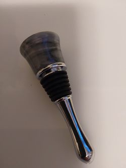 Natural Grey Marble Bottle Stopper (43)