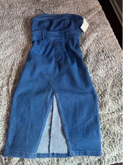 denim dress