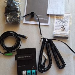 Plantronics MX-10 Headset Switcher Multimedia Amplifier New