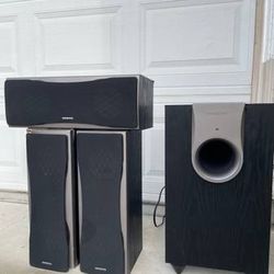 Audio Speakers and Subwoofer system
