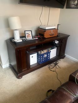 Wooden TV Stand $40