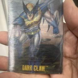 1995 DC vs marvel Batman/Wolverine Insert