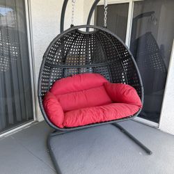 Double Egg Swing Chair Patio/Outdoor/Balcony