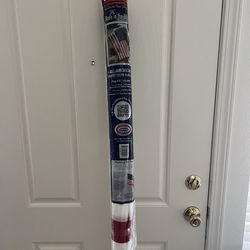 Valley Forge US Flag Kit 3 by 5 Foot Sewn & Embroidered 6 Foot Aluminum Pole