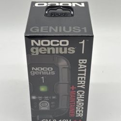 NOCO GENIUS1: 1A 6V/12V Smart Battery Charger, Maintainer