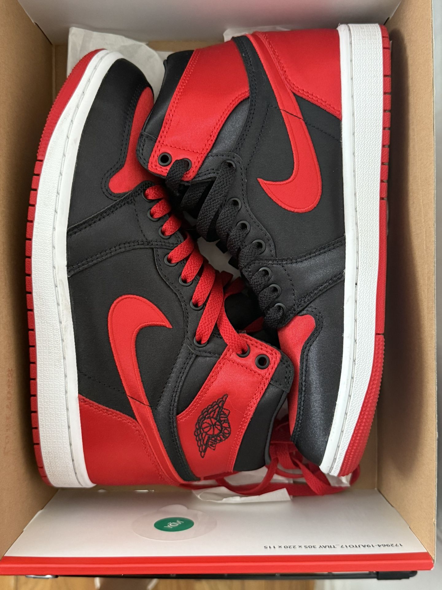 retro 1 satin red jordan’s women