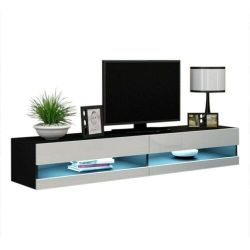 Black Modern 71 inch TV Stand