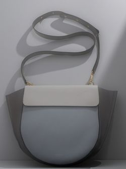 NWT Blue and White Hortensia Hobo w/Detachable Adjustable Strap