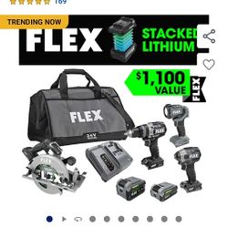 Flex Power Tools 4 Tools Combo