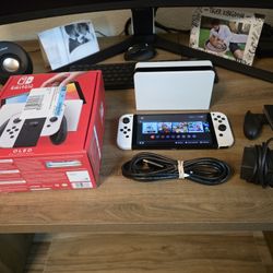 Nintendo Switch OLED bundle.  Like NEW