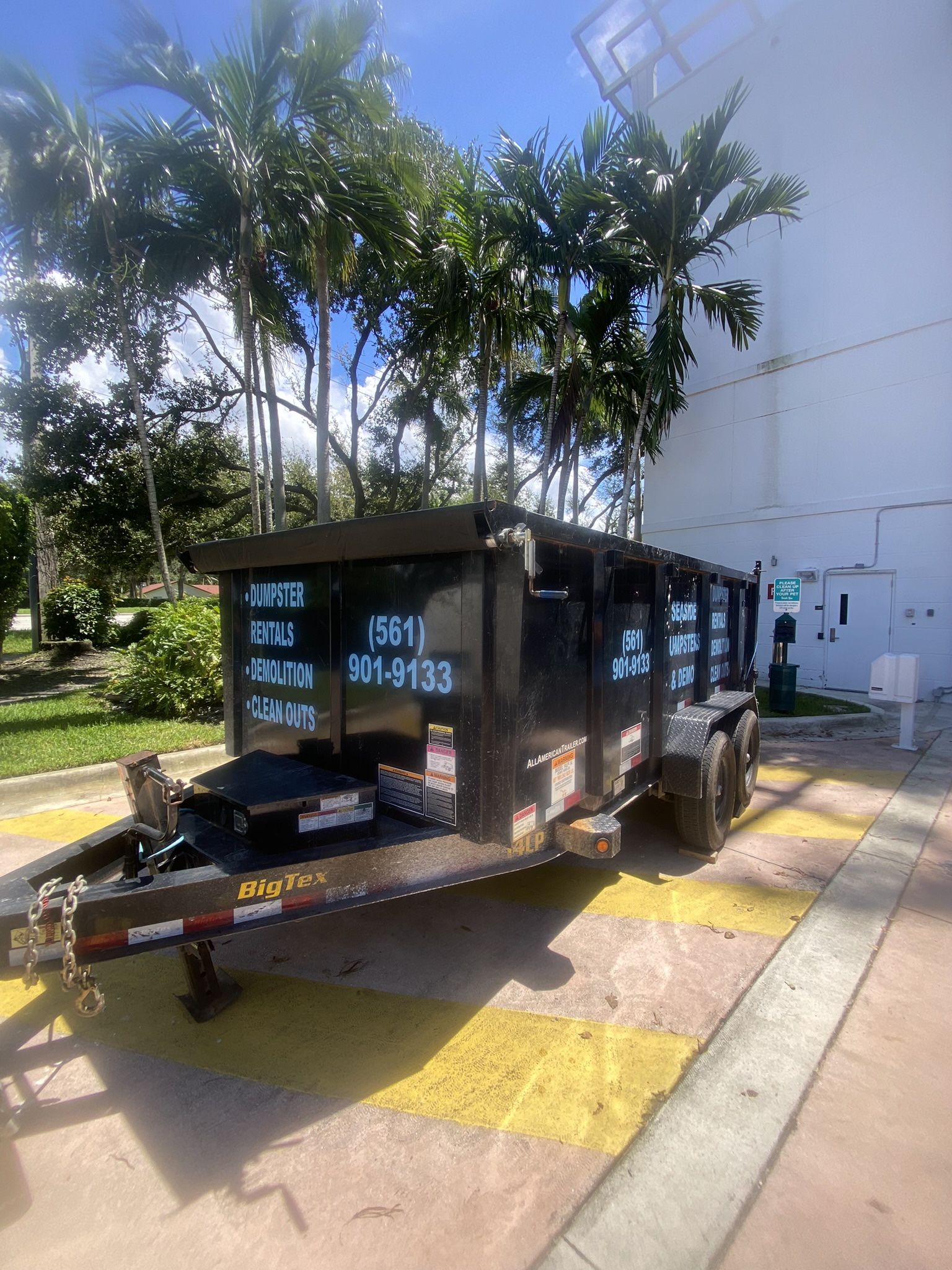 Dump Trailer Dumpster