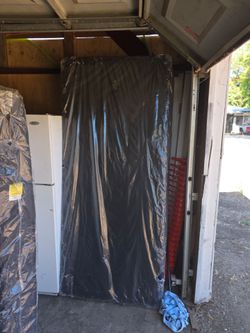Queen mattress with bed frame