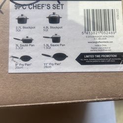 9 pc Chef Set