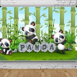 Panda Background 7x5ft
