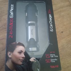 PROBUDS WIRELESS BLUETOOTH DRIVE SERIES 2 IN 1 MICRO EARPIECE CAR CHARGER 2.1A 