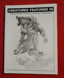 *Creatures featured III "The Fantastic Creations of Bernie Wrightson" *Signed Sketchbook 2002 'First Printing (*hard to find)