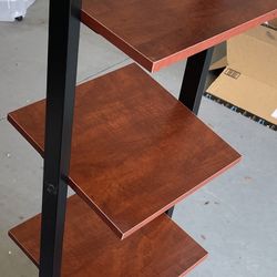  Modern Tiered Display Shelf – Sturdy Metal Frame & Wood Finish