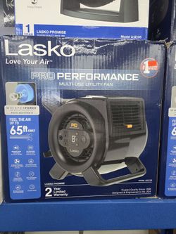 Lasko Pro Performance 9-Speed Pivoting DC Motor Utility Fan