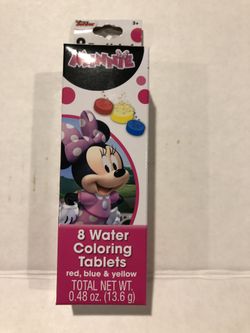 Minnie Mouse Water Coloring Tablets