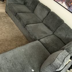 Sofa Couch Sectional Full Size Practically NEW