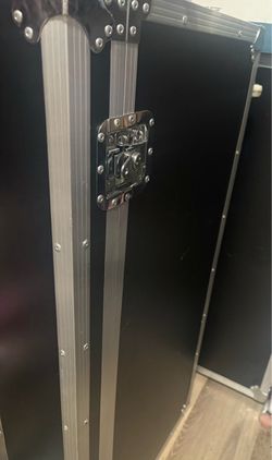 Black ATA Road Case with Aluminum Edging