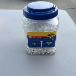 Tile Spacers 1/16”