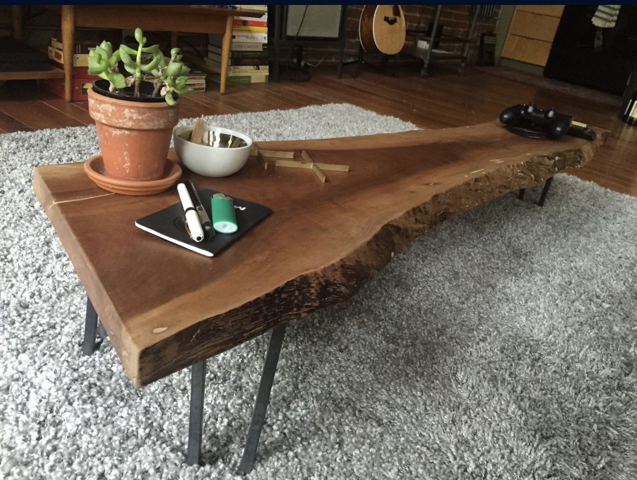 Live Edge Walnut Coffee Table