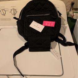 Authentic vera Bradley, wallet and backpack, brand new