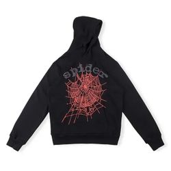 Spider Hoodie Medium Black And Red