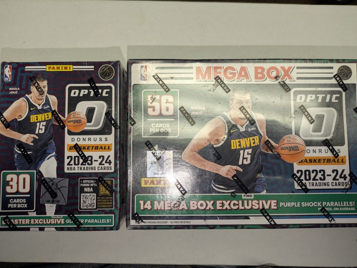 2023-24 Donruss Optic Basketball Mega Box And Blaster Lot Target Purple Shock
