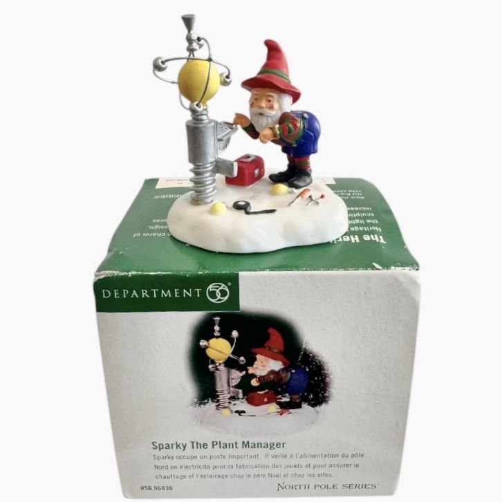 Department 56 North Pole Series "Sparky the Plant Manager" #56.56836