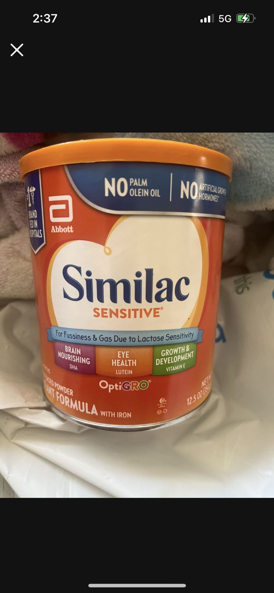 Similac Sensitive Formula 