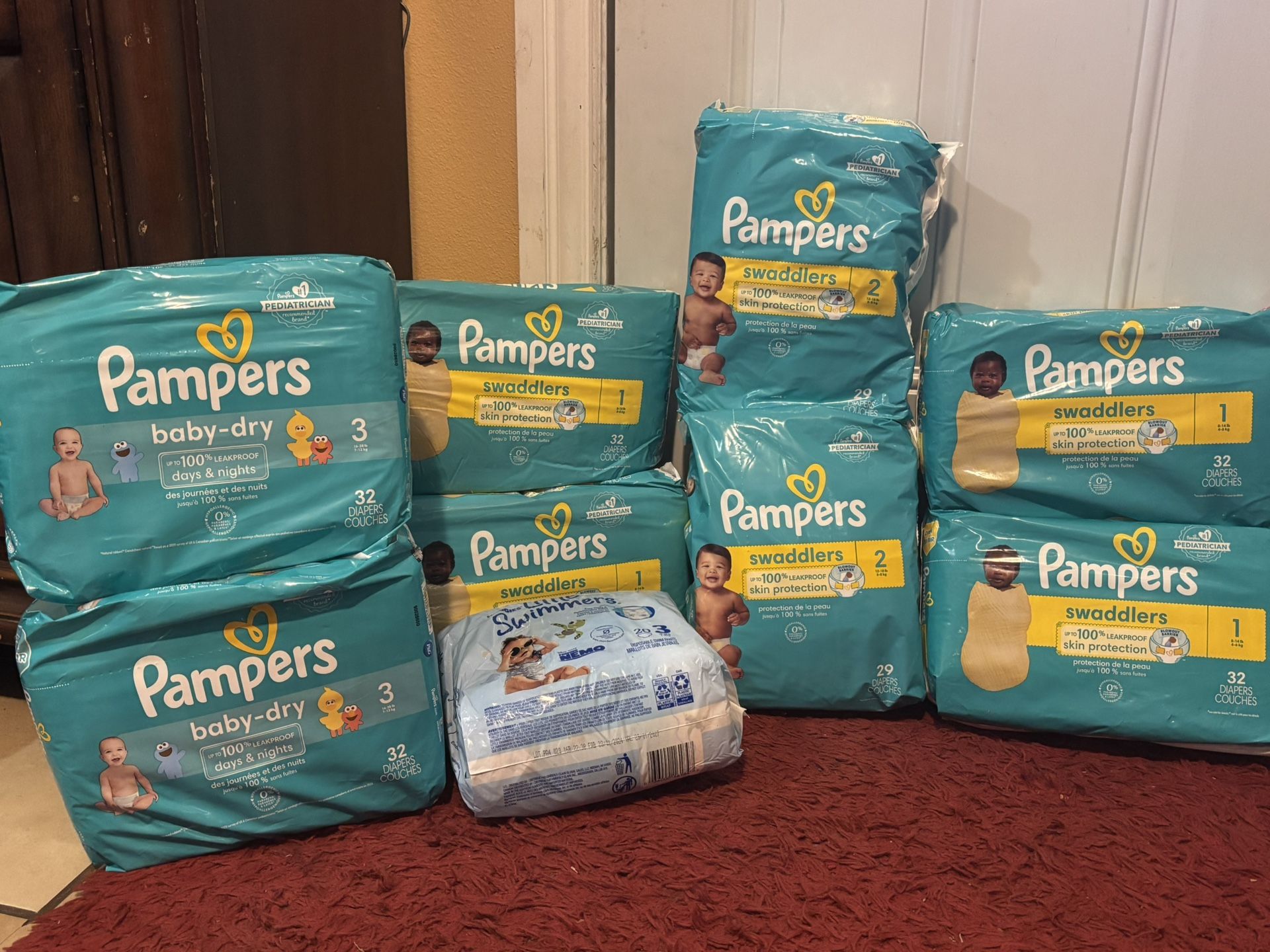 Pampers Different Sizes