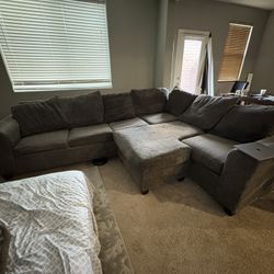 Queen Bed Pull Out Sectional 