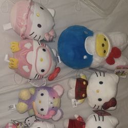 Hello Kitty Plushies 
