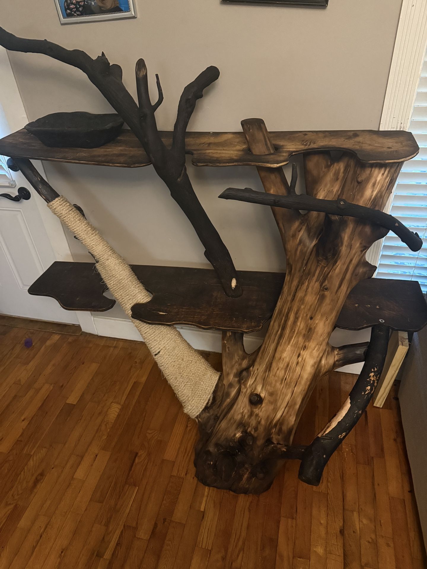 Rustic Hand Made Cat Tree