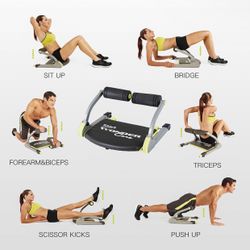 WONDER CORE SMART, Ab Workout Equipment, Sit Up Machine & Exercise Equipment, Ab Crunch Machine for Stomach Workout, Ab Core Trainer Abdominal Machine