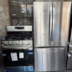 LG Refrigerator 33 inch Stove Gas 30 Inch Stainless Steel 