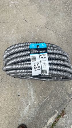 Aluminum  flex 3/4” 100FT