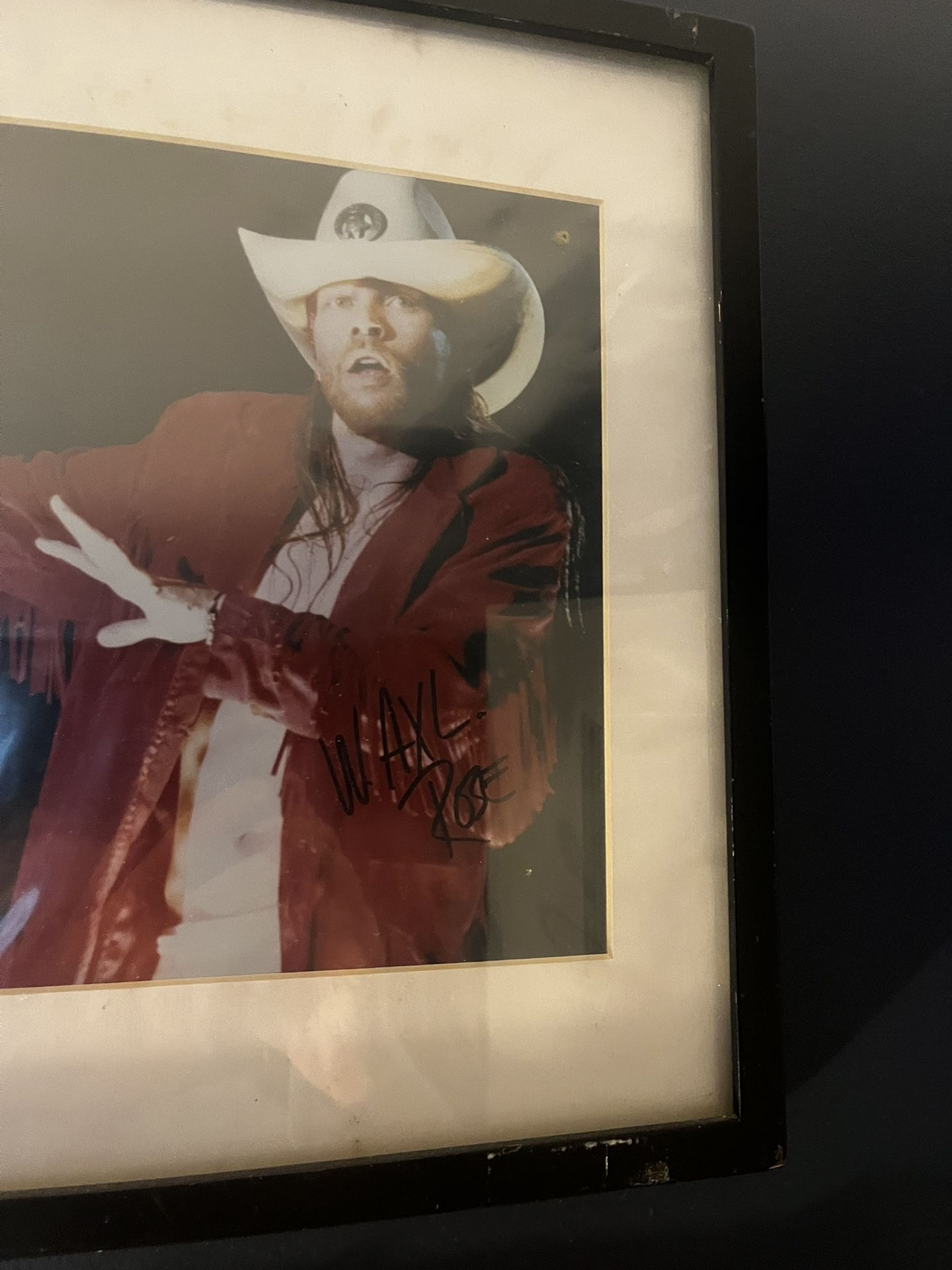 Axl Rose Signed Picture
