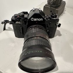 Canon Camera A1 with Lense and Strap Holster 