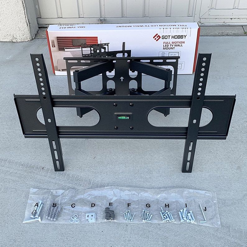 $45 (New in Box) Swivel tv wall mount for 37-75” tvs full motion and tilt bracket vesa 600x400mm, max 110lbs 