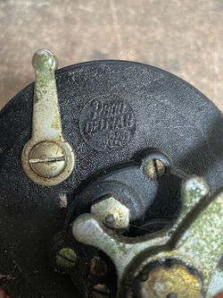 Vintage retro fishing rod and motor