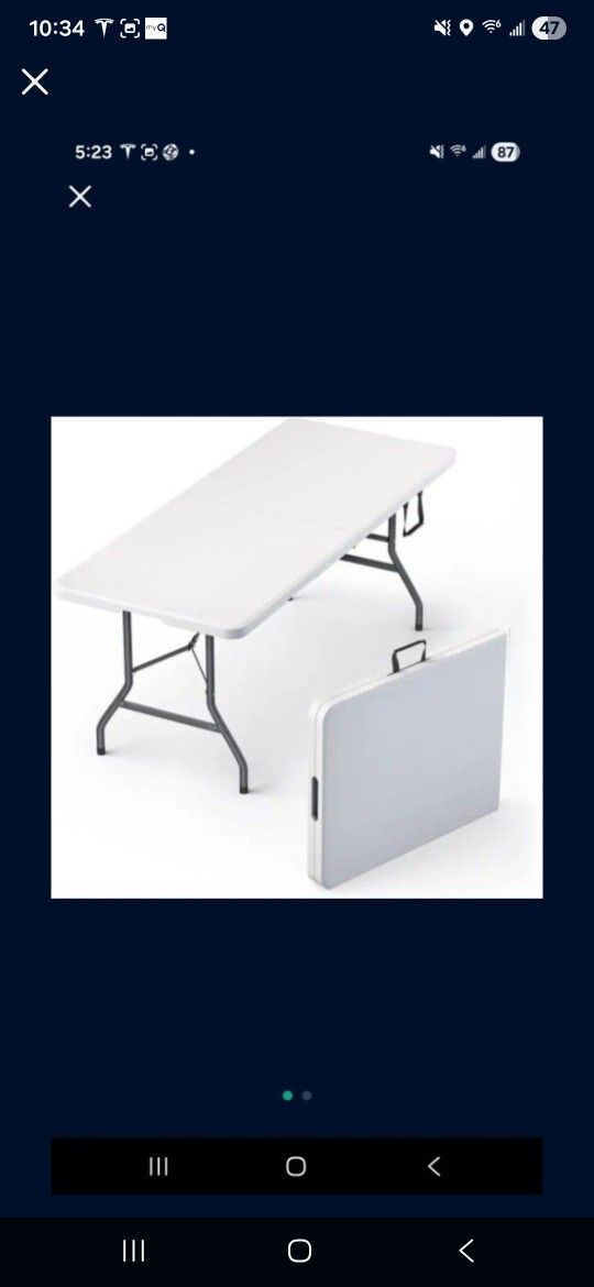 6ft Folding Table