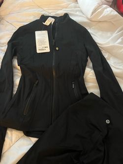 Lululemon Black Zip-Up Athletic Jacket