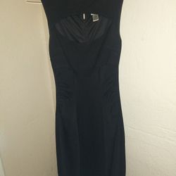 Black Dress Open Chest Pro. Dryclean Only